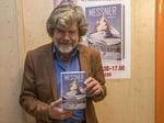 Reinhold Messner představuje svou nejnovější knihu Pád nebes.Foto: Miroslav Hynšt