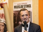 Autor knihy Adam Chroust zavzpomínal na náročnou, ale krásnou práci na knize a na úžasnou a obohacující spolupráci s dr. Miloslavem Stinglem. Foto: Miroslav Hynšt